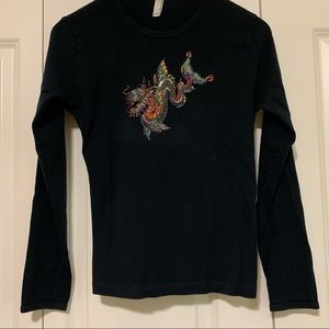 Y2K Dragon Long Sleeve Shirt